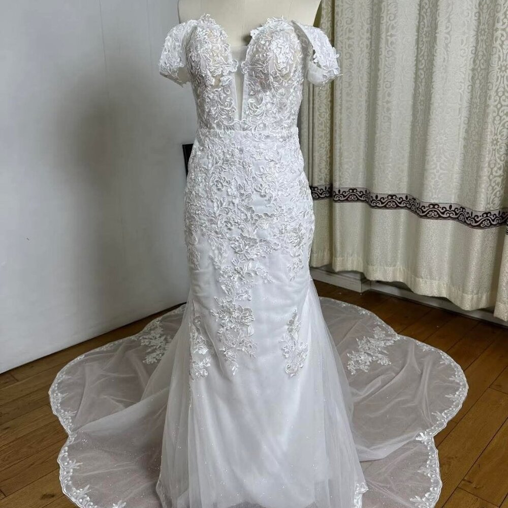 NEW custom-made and hand-crafted wedding dress!